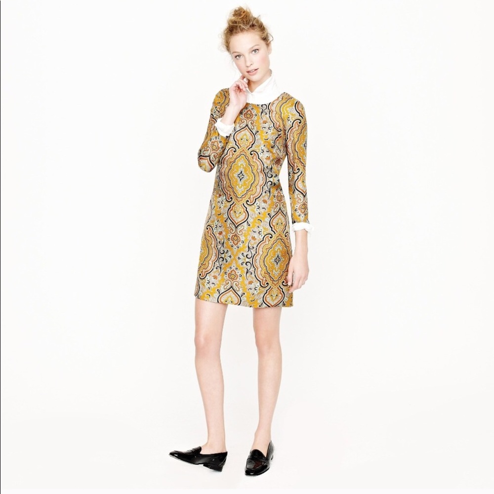 Beautiful J. Crew Paisley- Pattern Shift Dress